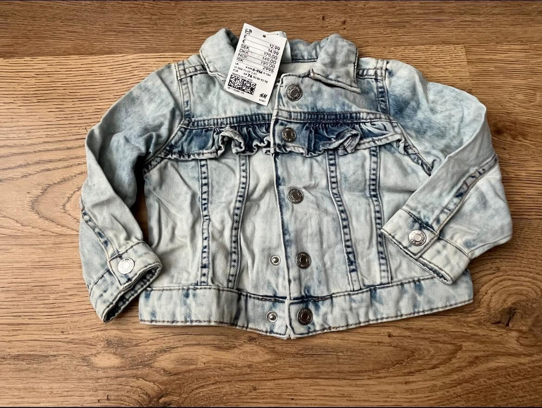 H&M denim jacket - 6/9 months