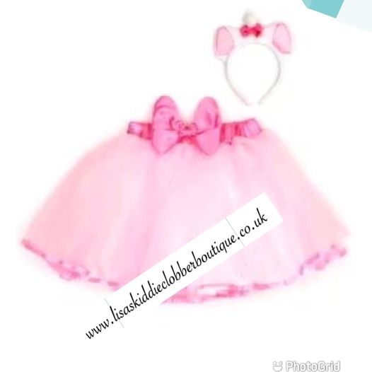 marie cat tutu and headband set