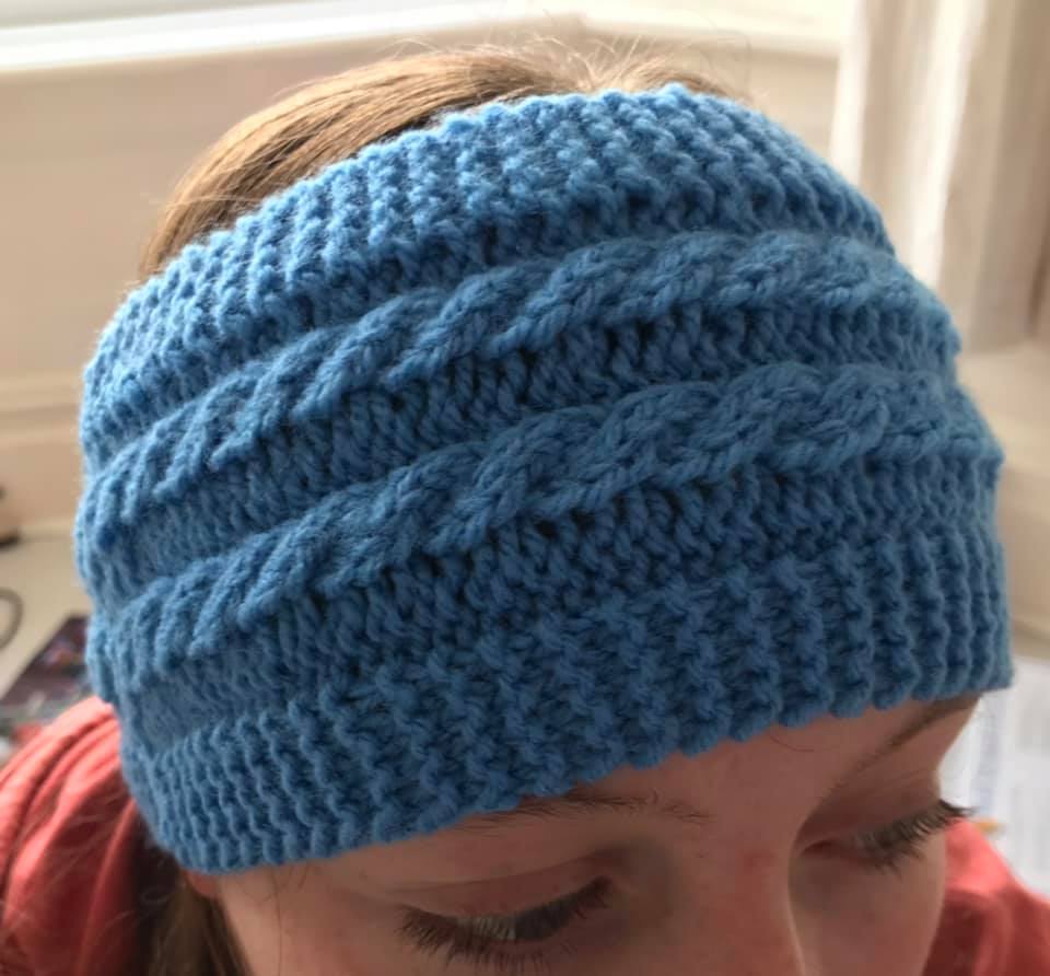 (6) headband ear warmer - approx teenager to adult