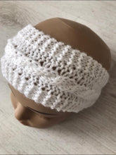 Load image into Gallery viewer, (2) handmade knitted headband ear warmers
