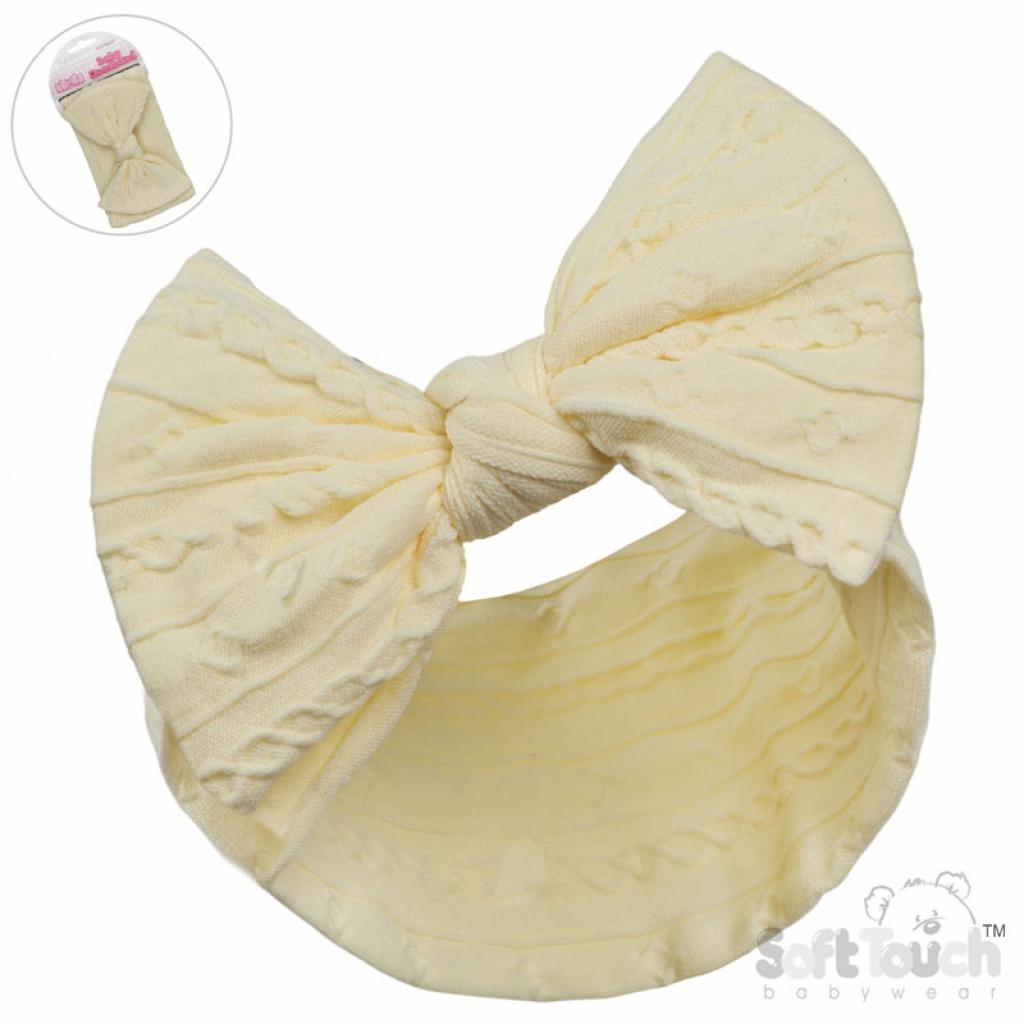 Aoife headband - lemon